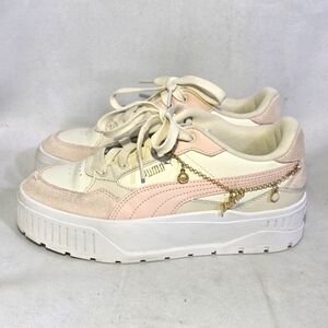 Puma Karmen II IDOL Bling Pink cream‎ Shoe Sneaker Womens 6.5 US